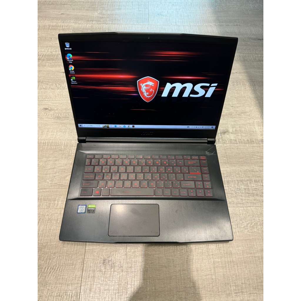 MSI 電競筆電 GF65 9SEXR I5-9750H 16G 512G RTX2060 二手筆電 遊戲筆電 ROG