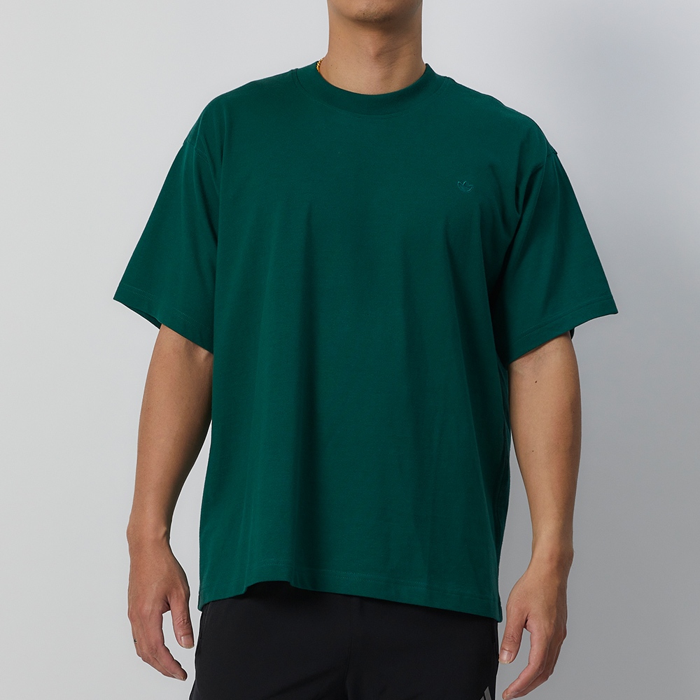 Adidas PREMIUM ESSENTIALS  Tee 男款 綠色 極簡 寬鬆 短袖 上衣 IM4392