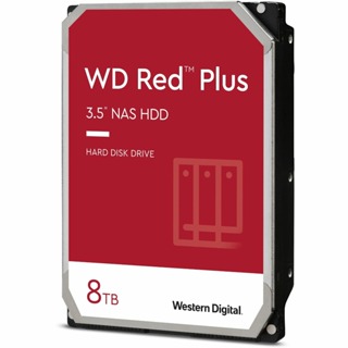 WD 威騰 紅標 Plus 3.5吋 8TB 內接硬碟 256M 5400R 3年保 NAS碟 (WD80EFPX)
