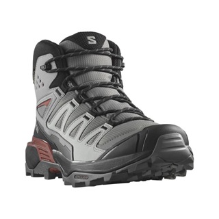 【SALOMON 法國】男 X ULTRA 360 Goretex 中筒登山鞋 藍灰/黑/焦褐紅 L47447800