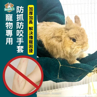 道格兔Dogbbit | 防抓手套 防咬手套 寵物防咬 防抓傷手套 寵物訓練 安全防咬 防咬防抓牛皮手套 兔子用品