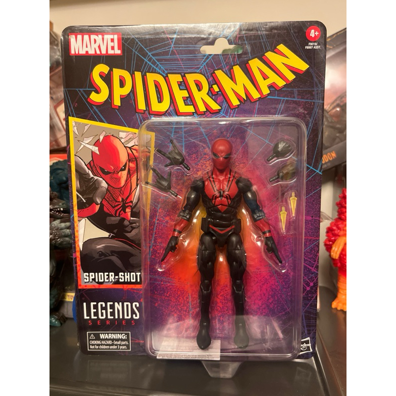 MARVEL LEGENDS SERIES 漫威 傳奇系列 蜘蛛人 蜘蛛射擊 SPIDER-SHOT 復古吊卡