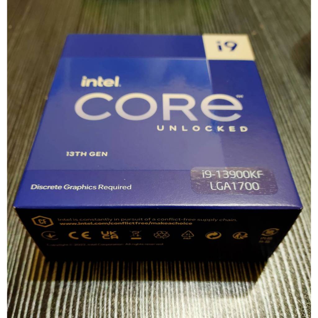 全新盒裝 I9 13900KF intel core 13代 CPU  參考 14900K 14700K 13900K