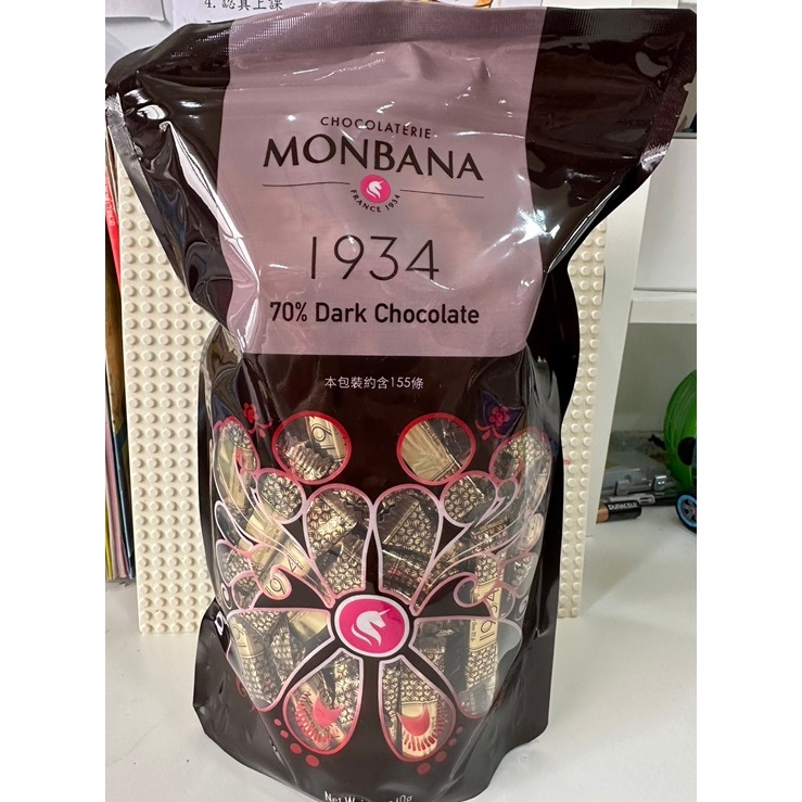 (現貨 costco購) Monbana 1934 70%迦納黑巧克力條 640公克/袋 (效期2025/10/06)