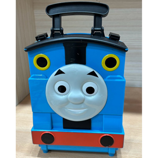 （二手玩具）Thomas&Friends 湯瑪士 2合1 收納盒 空盒 玩具車收納盒 軌道 置物盒 兒童 玩具