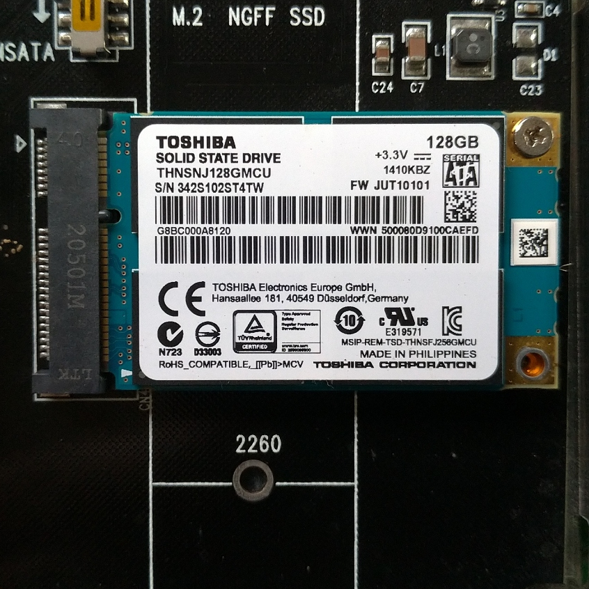 ※含稅附發票※ 筆記型專用 mSAT SSD固態硬碟 三星 創見 東芝128G 256G