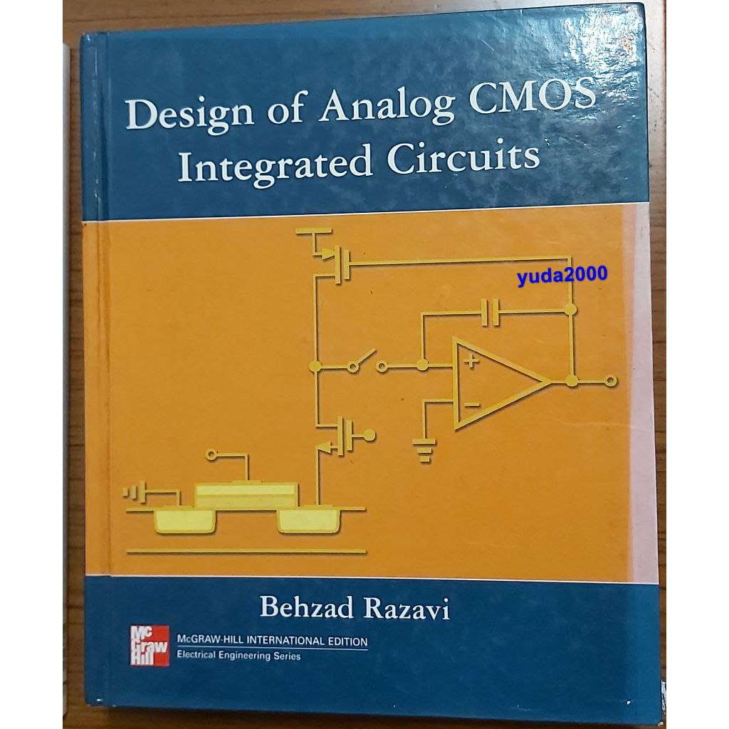 二手書Design of analog CMOS integrated circuits