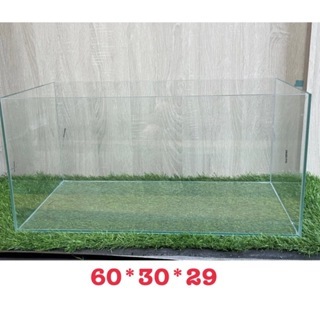 🎀茄圓魚缸🎀60-30-29 兩呎 魚缸 強化 細磨邊(霧邊) 傳統玻璃魚缸 2尺開放缸 屏風缸 寵物飼養箱 烏龜缸
