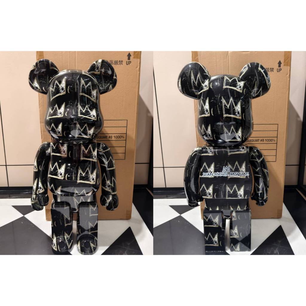 中租銀角零卡分期 全新拆檢 Be@rbrick Jean-Michel Basquiat #8 巴斯奇亞8代 1000%