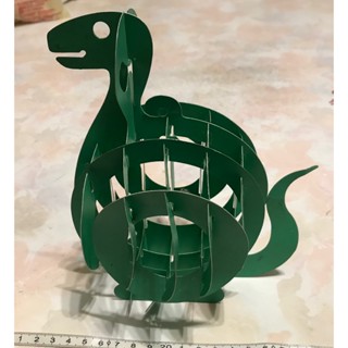 【絕版品】1989年(民國78年)蛇年臺灣元宵燈籠 臺中市政府 蛇年🐍提燈馬卡龍DIY紙雕小提燈