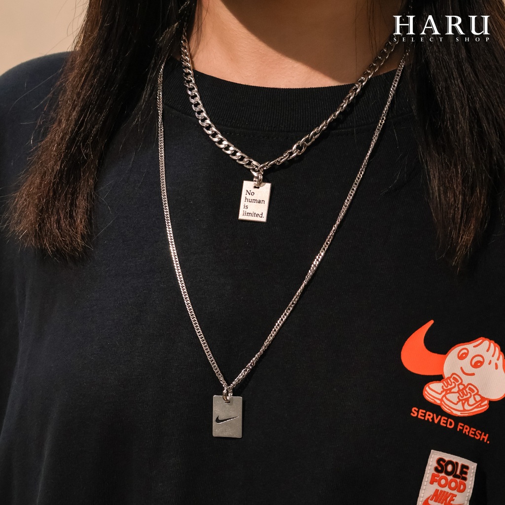 現貨秒發 會員獨佔限定 NIKE AMBUSH NECKLACE HIPHOP 雙層疊戴 古巴項鍊