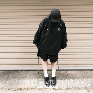 西林 CLIN｜古著｜Nike 半拉鍊防風罩衫 古著 外套 秋冬 素色 長袖 運動 Vintage Smock