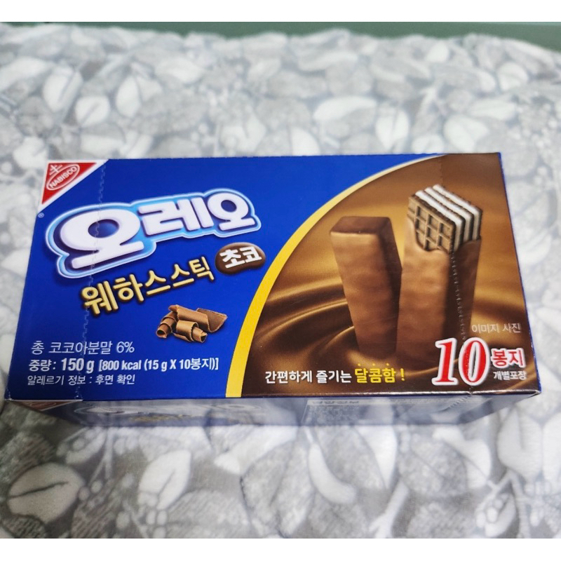 🔥姜姜推薦🔥*現貨*韓國🇰🇷OREO瓦哈斯棒狀巧克力 威化餅150g(1盒/10入)