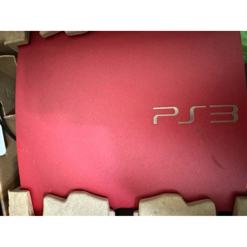 PS3 二手 紅色 主機