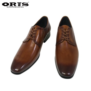 ORIS 漸層雕花壓紋皮鞋-淺咖-S3972N05