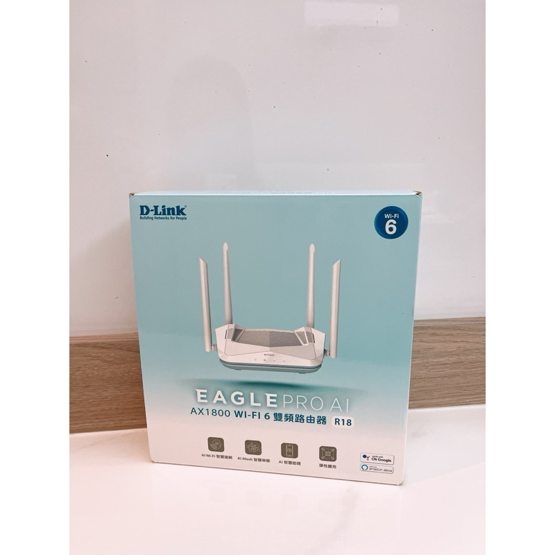 [二手］R18 AX1800 AI智慧雙頻 台灣製造 無線路由器 分享器  AX1800 Wi-Fi 6 雙頻無線路由器