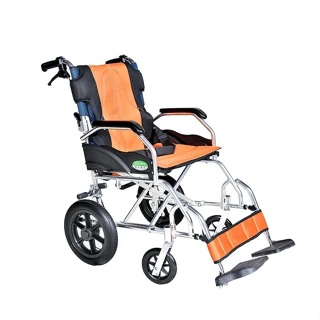 【海夫】頤辰醫療 機械式輪椅(未滅菌) 頤辰12吋專利輪椅 3段調整/小輪/收納式/攜帶型/B款(YC-601/12)