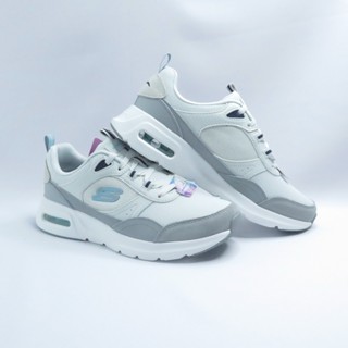 Skechers 150075LBMT 女款休閒鞋 SKECH-AIR COURT RA 白/灰【iSport愛運動】