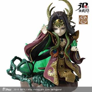 【阿田小舖】全新現貨 霹靂無雙 3D 激戰天下《無雙名誌 007》「 君權神授 」（彩綠險磡代王宰相 附惡相 雙頭雕)