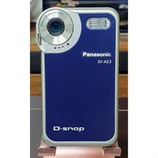 ~艾瑞克~ Panasonic 國際牌 SD多功能相機 / 攝影機 SV-AS3 銀藍色款式 非無線連接 附充電器