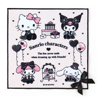 Sanrio 三麗鷗 心動派對系列 純棉方巾 手帕 三麗鷗家族 法國風 165786N