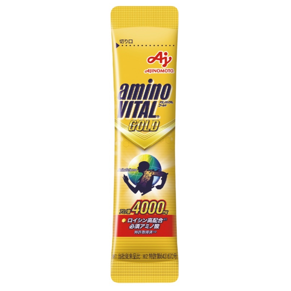 「高及雜貨」amino VITAL GOLD黃金級氨基酸BCAA 日本味之素 台灣現貨 三鐵 馬拉松 單車 現貨開發票
