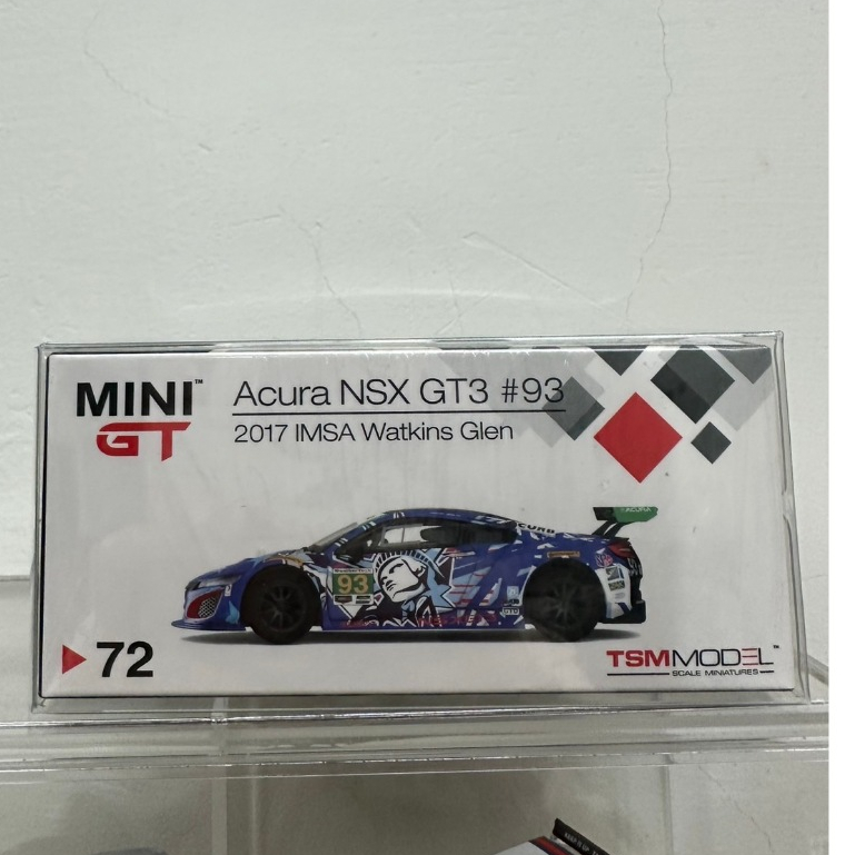 泡泡TOYS MINI GT 72 HONDA NSX GT 全新未拆封 含膠盒