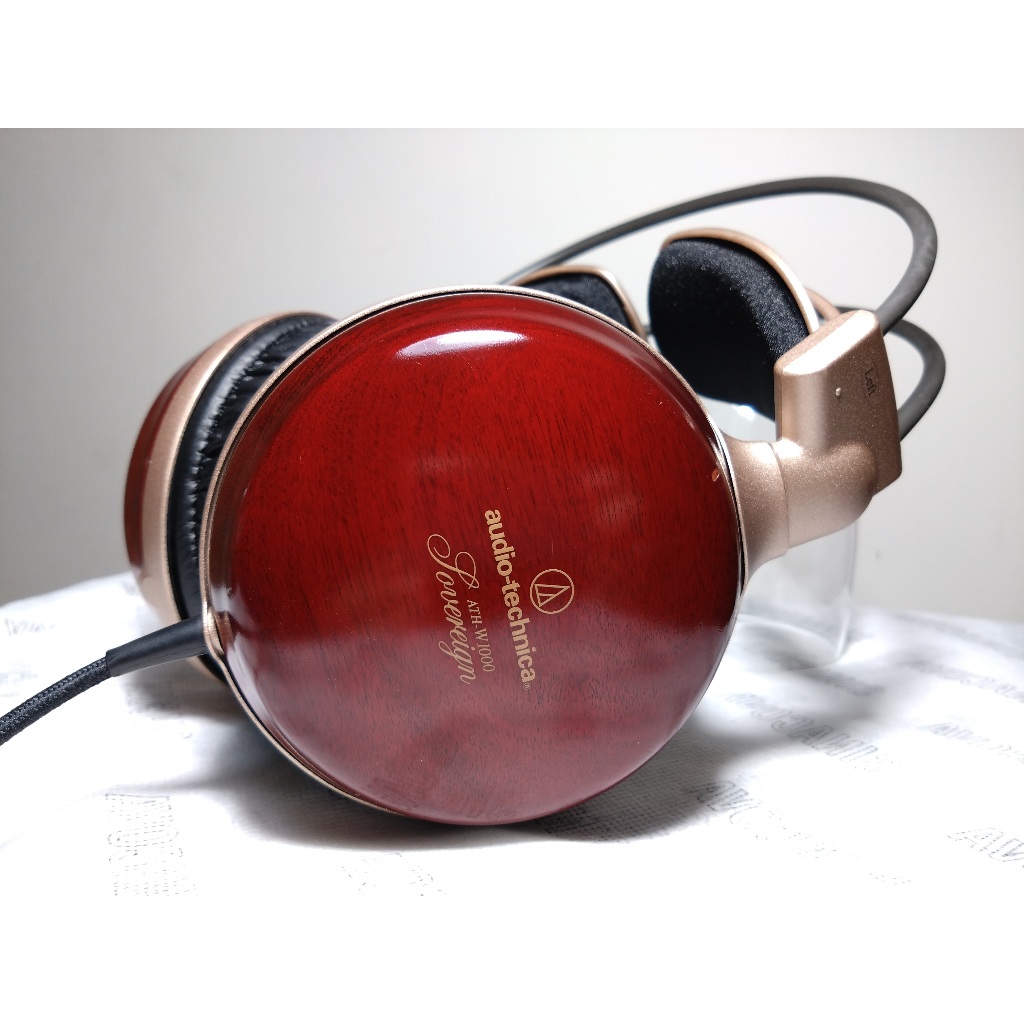 【中古銘機】鐵三角 audio-technica ATH-W1000 第七世代 淺田櫻木殼 經典女毒美聲 前期版 美品