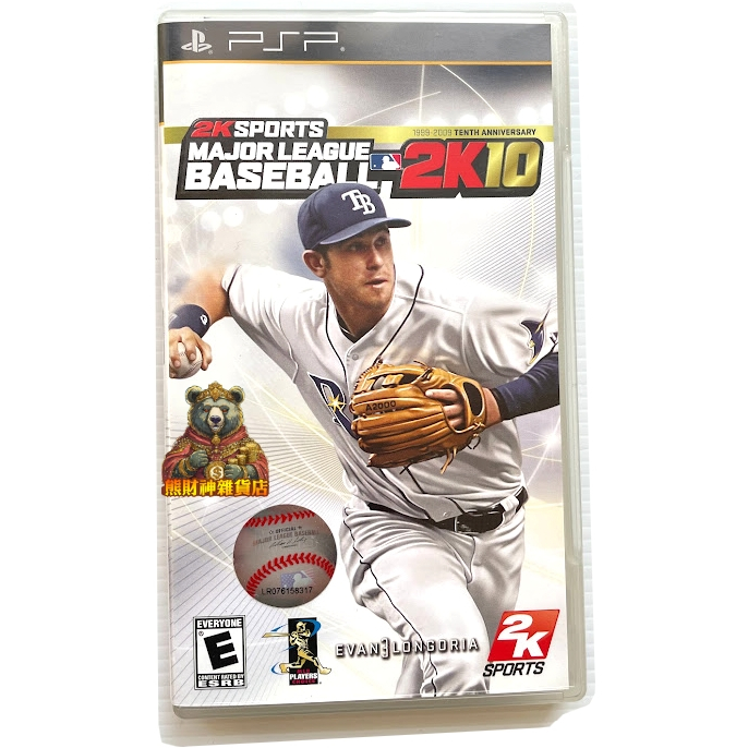 PSP遊戲片 PlayStation 遊戲光碟 MLB 2K10 美國職棒大聯盟 經典英文版 免運