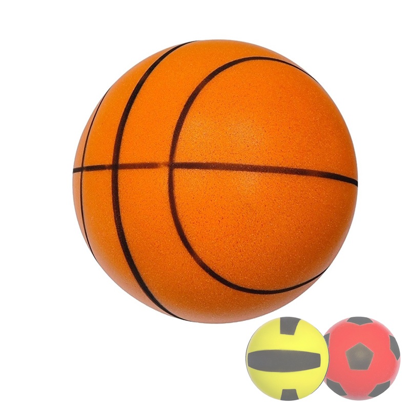 特波士高彈靜音球(小籃球/安全玩具/親子同樂/泡棉球)