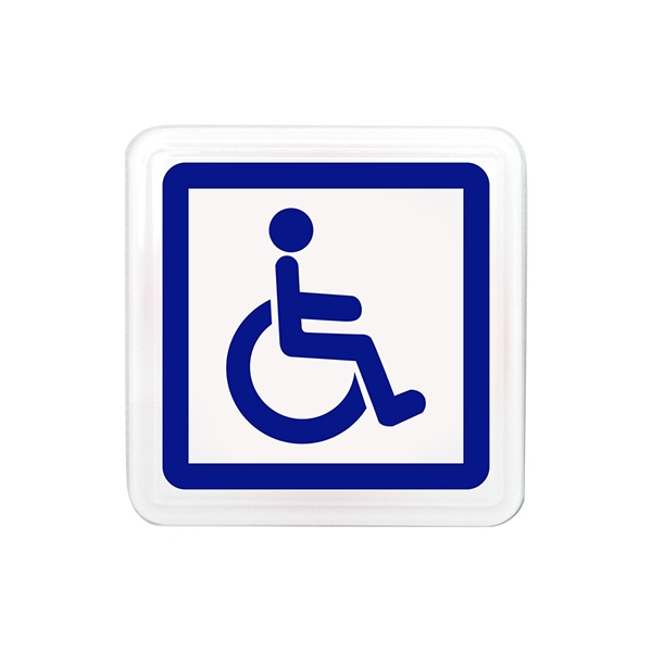 身障專用 圖標 WIP 0256 貼牌 殘障專用 標示牌 指示牌 告示牌 附泡棉 6x6cm (含稅)