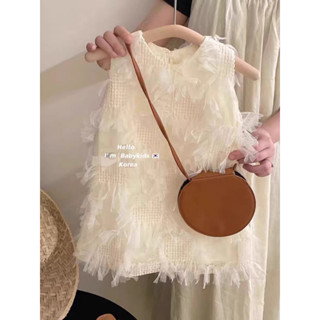 【全店免運】女童洋裝 童裝2024春夏季 女女童 時髦氣質背心裙 女童仙氣高階感連衣裙 中小童連衣裙 90-140cm