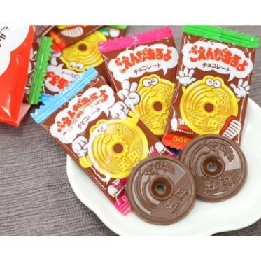 日本 松尾 TIROL 5元 硬幣造型可可糖 可可 硬幣造型糖 錢幣可可 松尾可可 洋菓子 硬幣巧克力 硬幣糖果 糖果