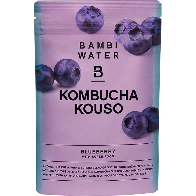 BAMBI WATER日本製 245酵素康普茶-藍莓 17超級食物 17礦物質 維生素 維他命 膠原蛋白 無添加 低卡