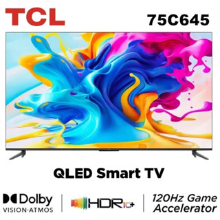 十倍蝦幣【TCL】75吋 4K QLED 120Hz DLG量子智能連網液晶電視 75C645 送基本安裝