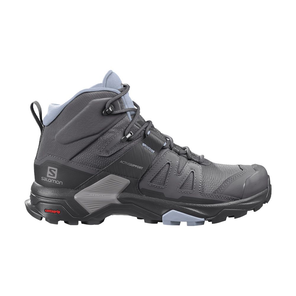 *優惠出清*(女)【SALOMON】X ULTRA 4 Gore-tex 中筒登山鞋 灰黑色 L41625000