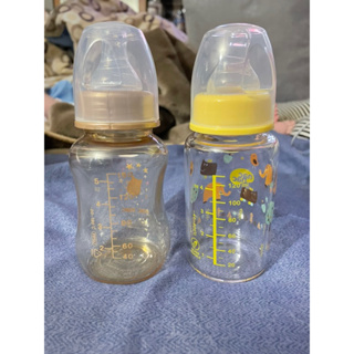麗嬰房奶瓶-標準口徑/附奶嘴(也可不要)/玻璃&PPSU/120ml(一組)