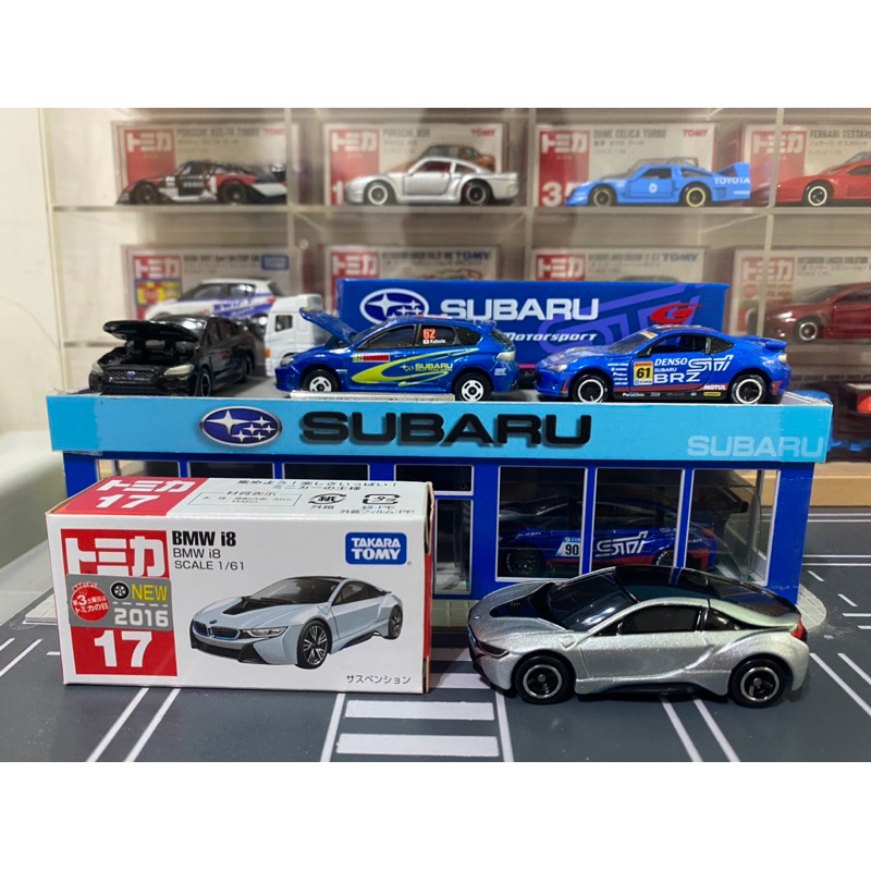 TOMICA NO.17-10 BMW i8 一般版 絕版新車貼