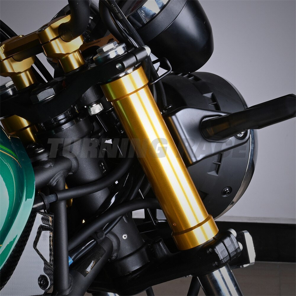 Z650RS前叉防塵套 適用於kawasakiZ650RS改裝金屬裝飾蓋 Z650RS 皮箱 Z650RS風鏡 直上安裝