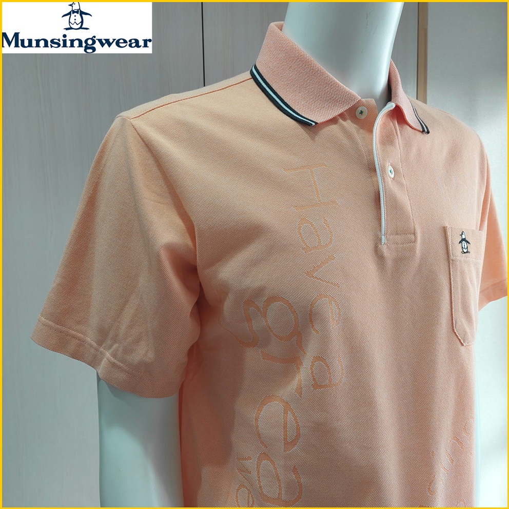 🇯🇵日本二手衣✈️企鵝牌 日本製 網眼POLO衫 男M号 Munsingwear 企鵝牌 短袖POLO 企鵝 P032M