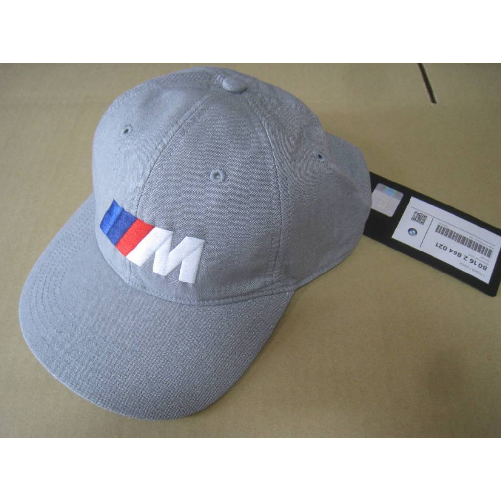 德國原廠BMW M系列 灰色 復古灰 棒球帽 遮陽帽 鴨舌帽 帽子男女適用