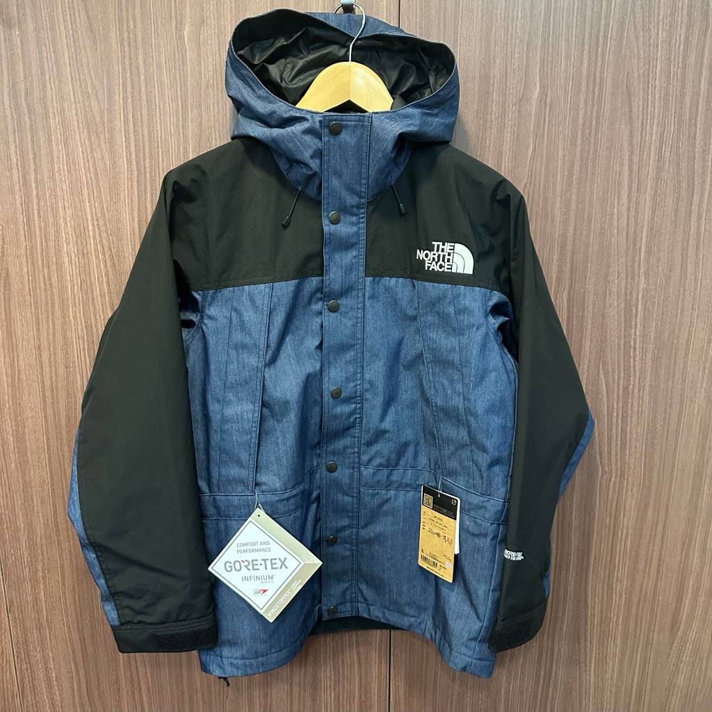 ZEKE 全新真品 日版The North Face 丹寧 牛仔 GORE TEX  NP12032 防水外套 衝鋒衣