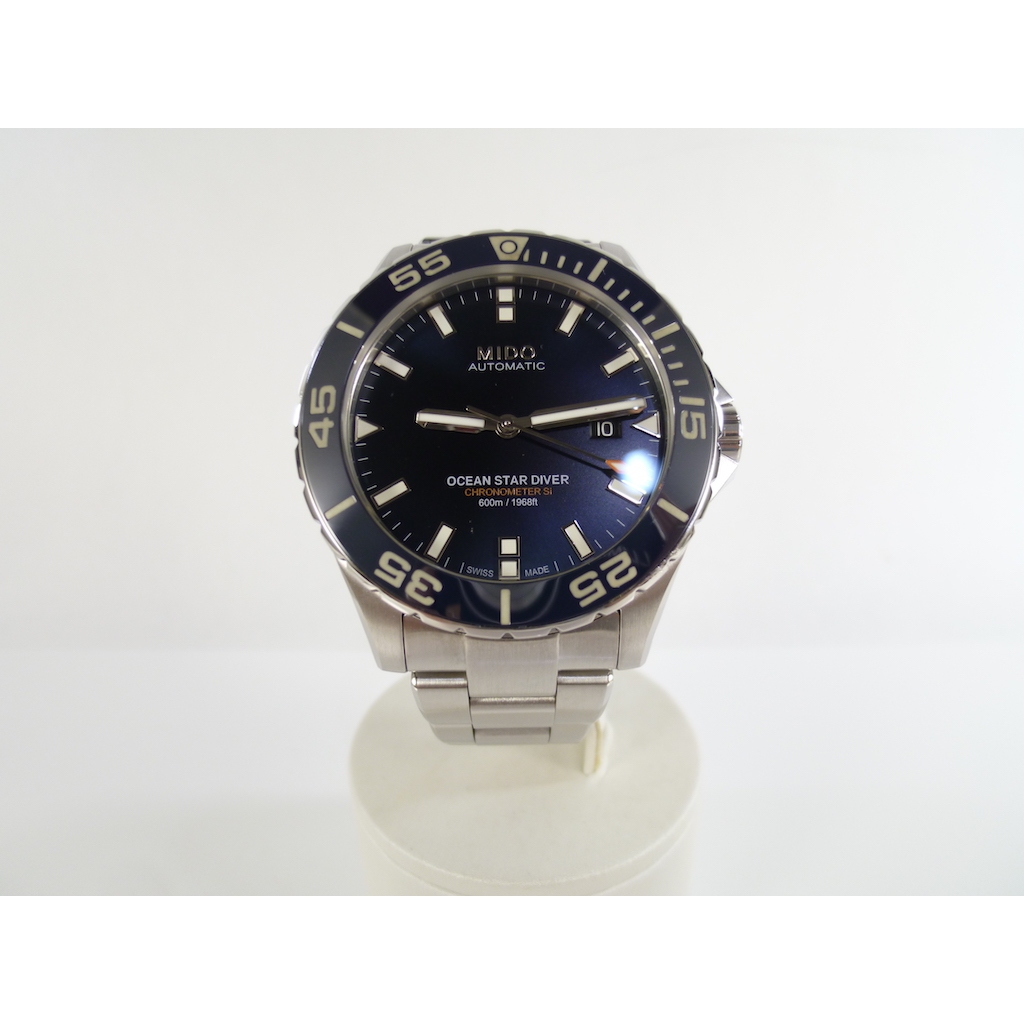 [卡貝拉精品交流] MIDO 美度 OceanStar 海洋之星 潛水錶 機械錶 600米 藍色 男錶 陶瓷圈 送禮自用