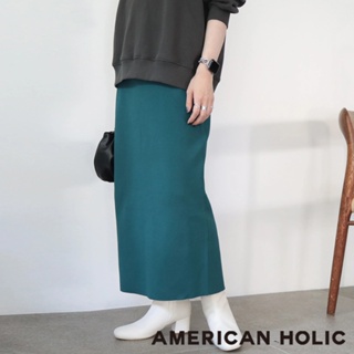 AMERICAN HOLIC 環保素材針織彈性窄身裙(HC34L2L01K0)