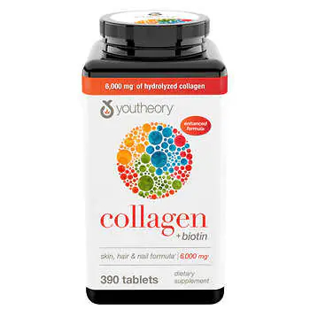 優購(2026/01)美國Costco(現貨在台/390粒)Youthery Collagen 膠原蛋白+生物素