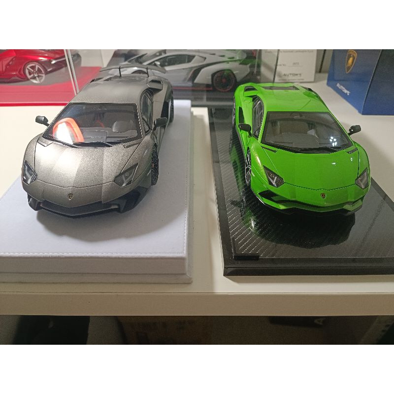 合售全新Autoart Lamborghini Aventador SV和Aventador S