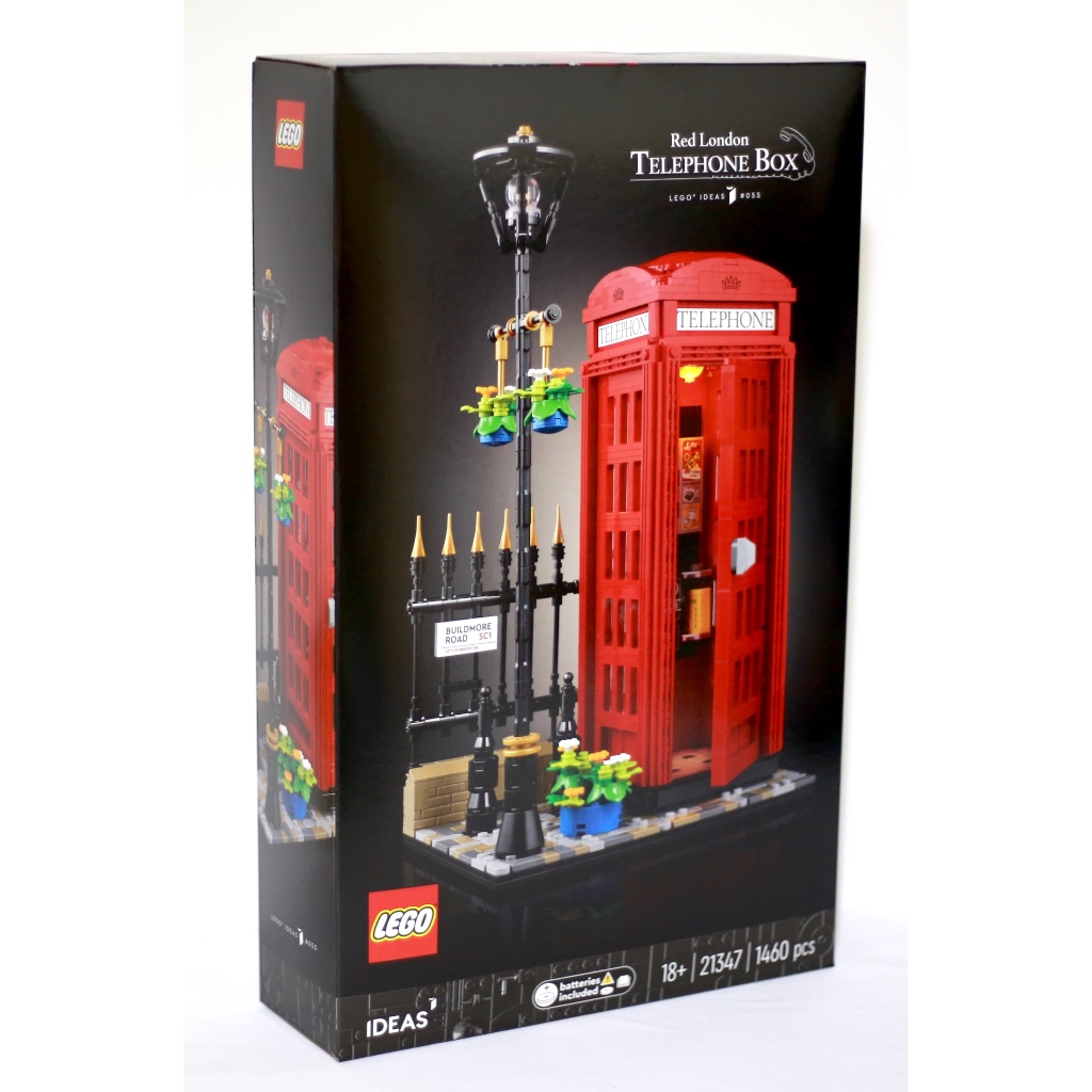 LEGO 21347 Red London Telephone Box