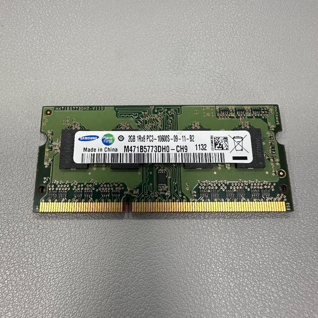 SAMSUNG 2G DDR3 1333MHZ M471B5773DH0-CH9 筆電/NB 記憶體