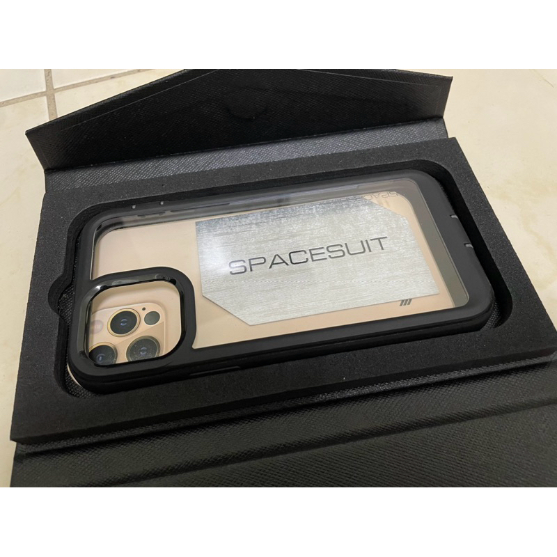 SPACESUIT i12/12pro軍規防摔手機殼（黑）