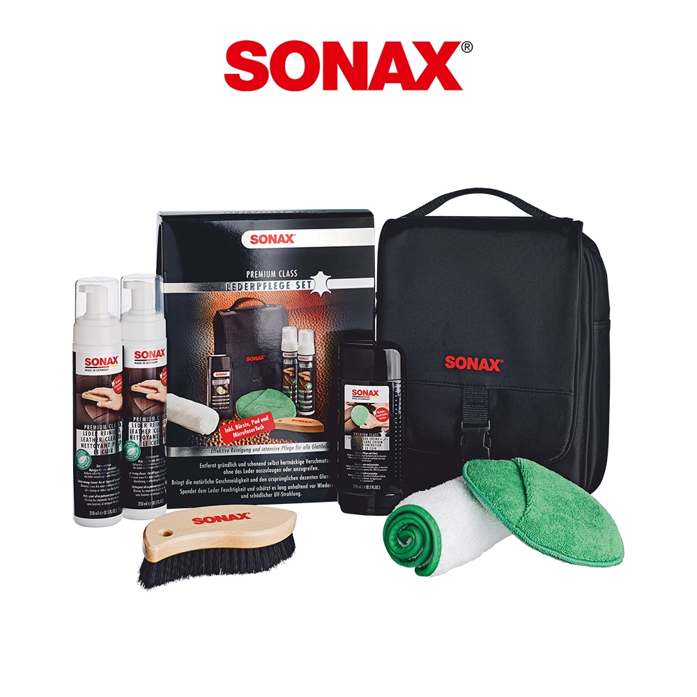 SONAX  旗艦級真皮鍍膜 長效清潔保養 適用各式皮革 專業推薦 德國原裝 台灣總代理